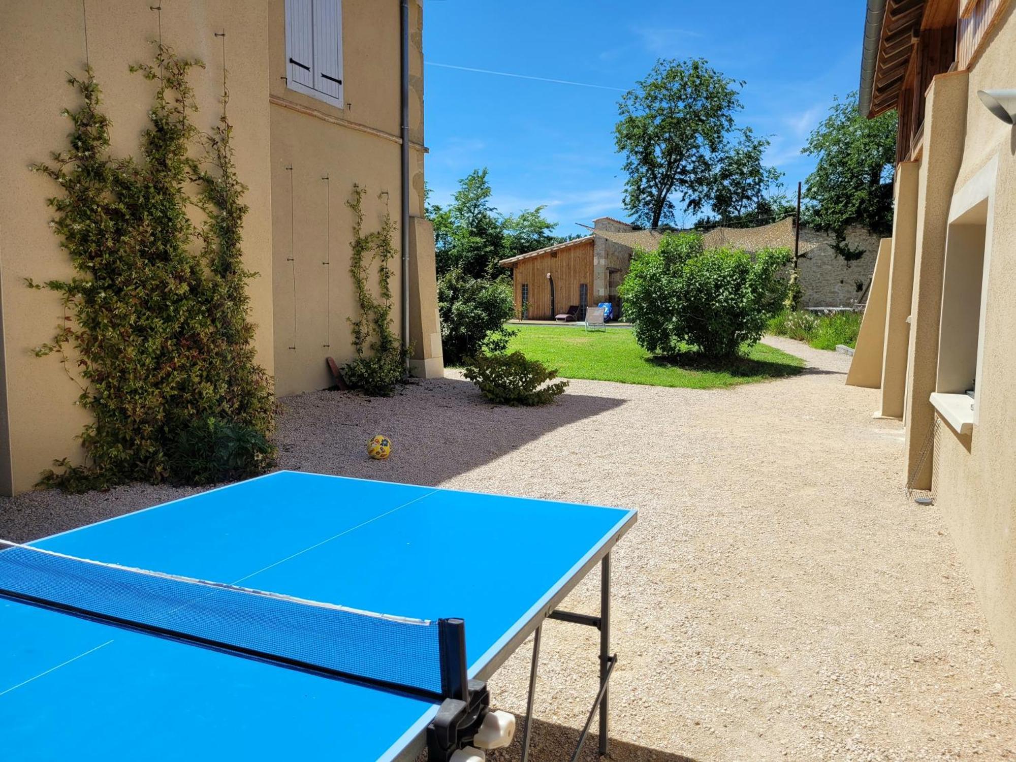 Gîte campagne famille 15 pers Piscine chauffée Jeux enfants Pétanque Saint-Sauvy Exterior foto